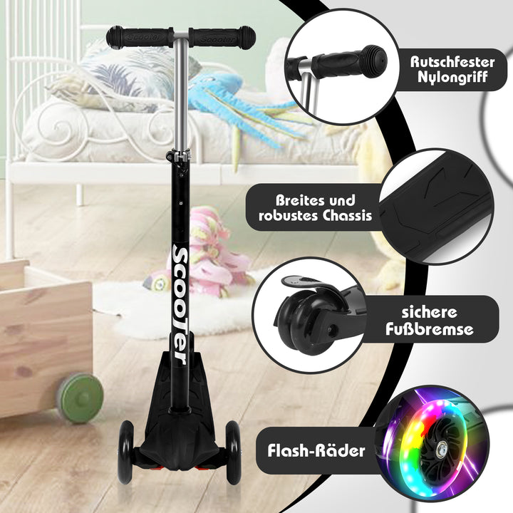 Sonnewelt children's scooter with LED wheels
