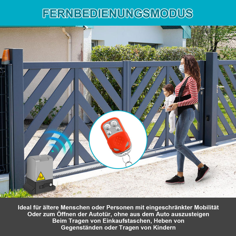 Sonnewelt Schiebetorantrieb Garagentorantrieb mit App-Steuerung 370W/550W