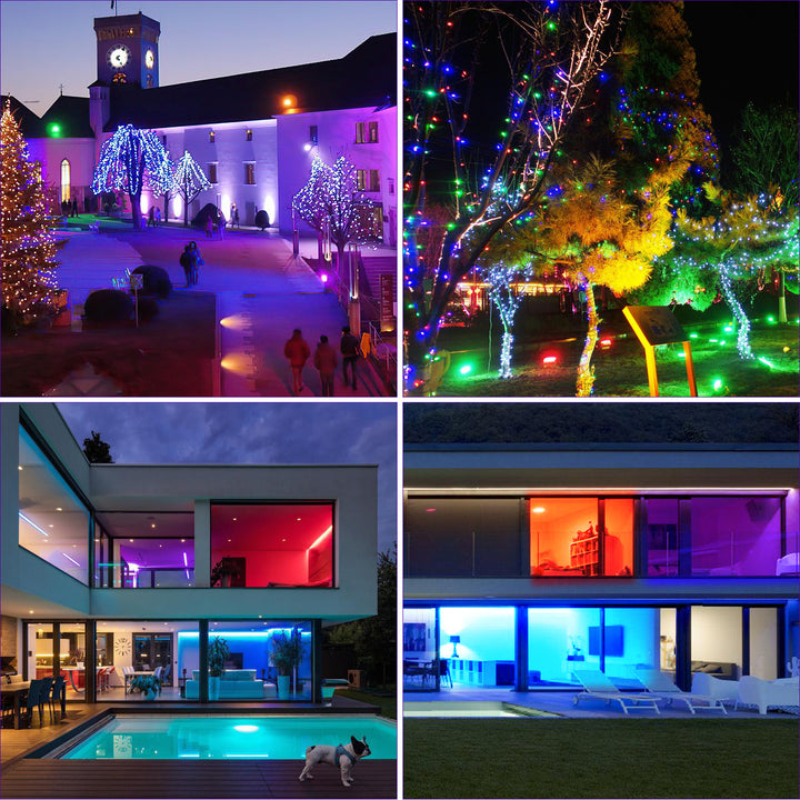 Sonnewelt RGB LED Strahler 50W 2 Stück Bluetooth APP-Steuerung