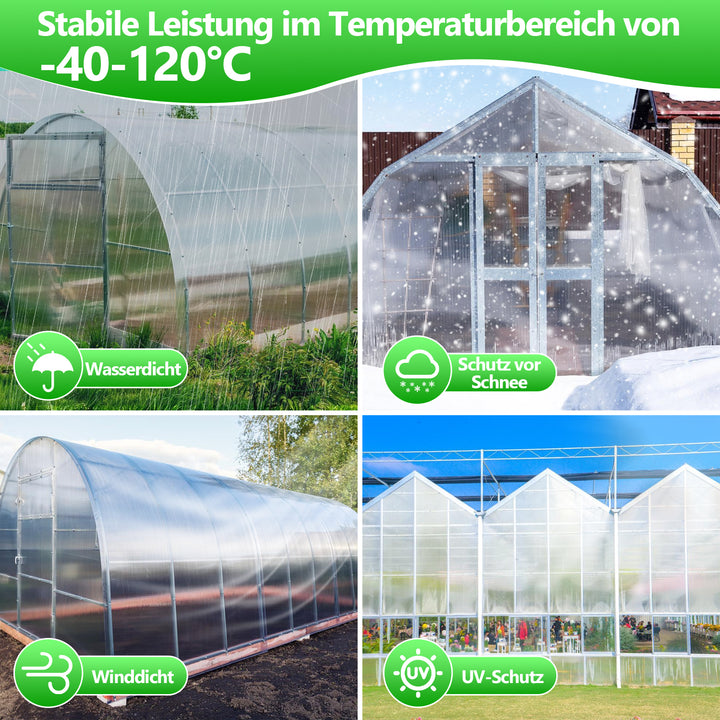 Sonnewelt polycarbonate hollow chamber sheets 8mm 5 pieces for greenhouse