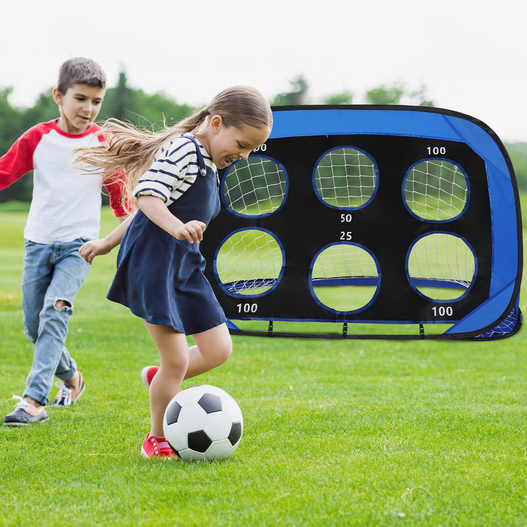 Sonnewelt Fußballtor Fussballtore-Set für Kinder 4 Spielmodi