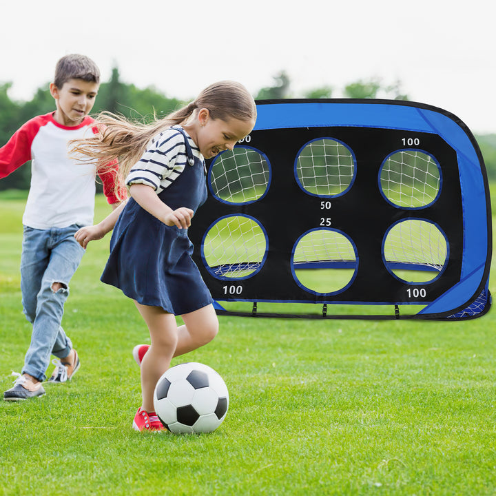 Sonnewelt Fußballtor Fussballtore-Set für Kinder 4 Spielmodi