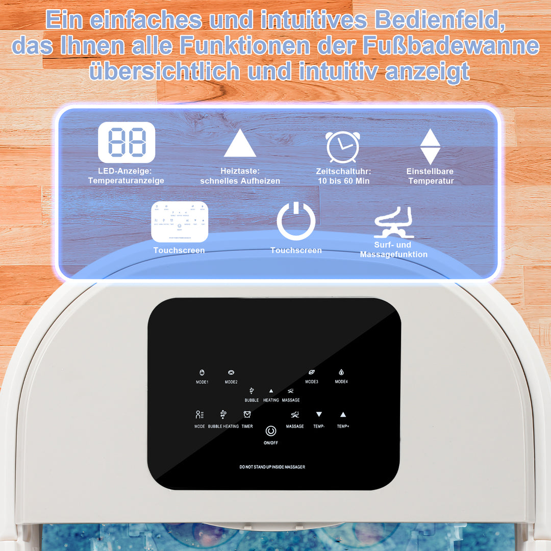 Sonnewelt Fußmassagegerät elektrisch Wärme Klappbare