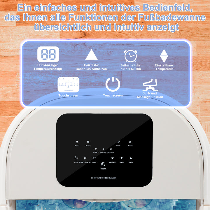 Sonnewelt Fußmassagegerät elektrisch Wärme Klappbare