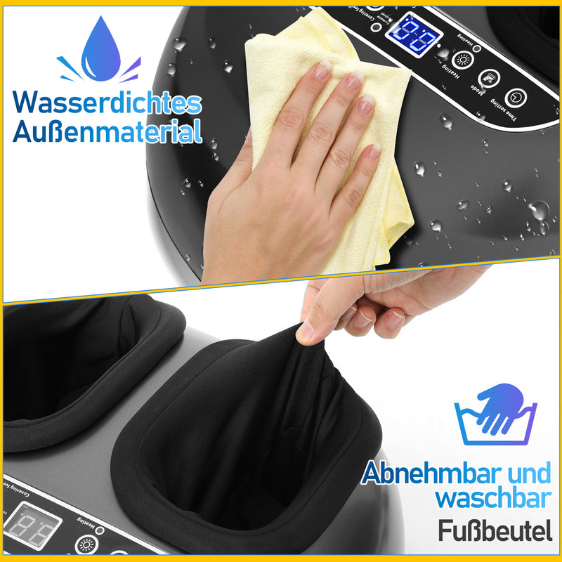 Sonnewelt Fußmassagegerät mit Heizfunktion Knetmassage