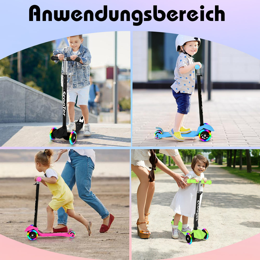 Sonnewelt children's scooter with LED wheels