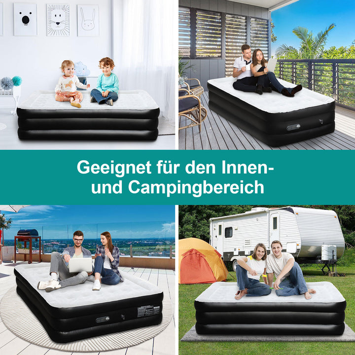 Sonnewelt Aufblasbare Matratze Luftmatratze Einzel/Doppel