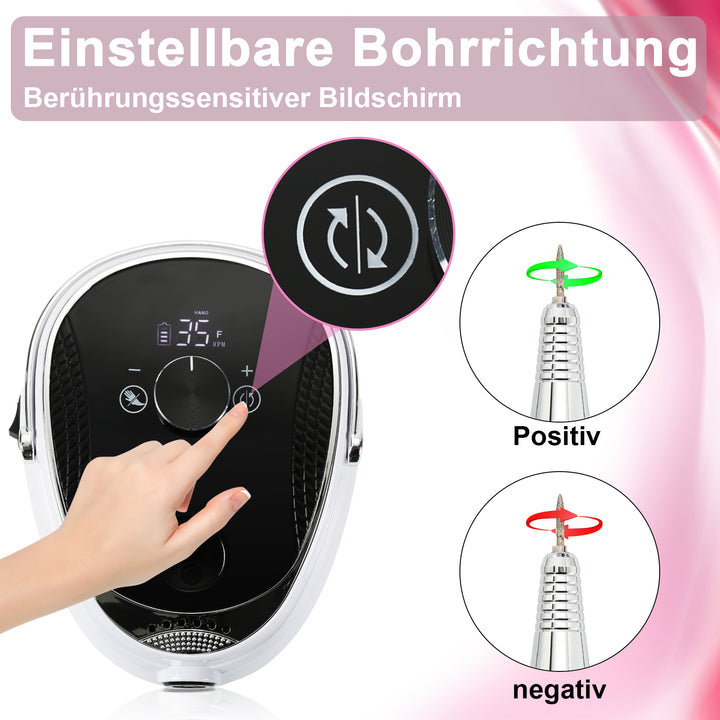 Sonnewelt Electric Nail Cutter Pedicure 35000 rpm