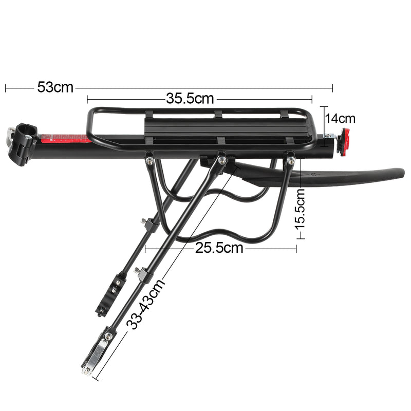Sonnewelt Fahrrad Gepäckträger Universal für 24-29 Zoll