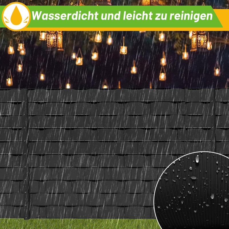 Sonnewelt Sichtschutzstreifen Hartes PVC 10-40 Stück