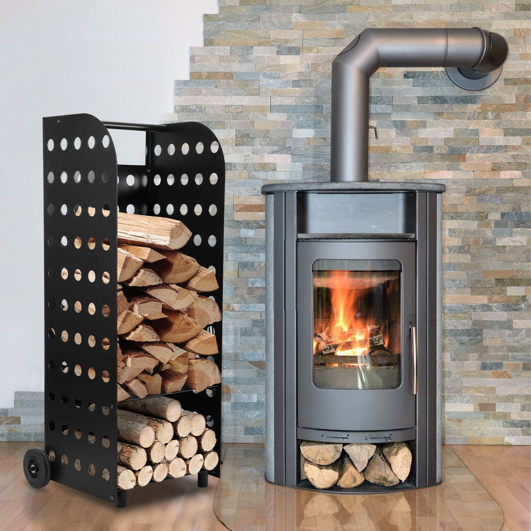 Sonnewelt firewood cart firewood cart double layers