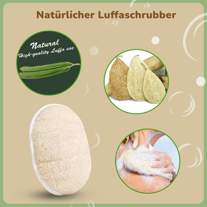 Sonnewelt 3X Luffa Schwamm Körper Peeling