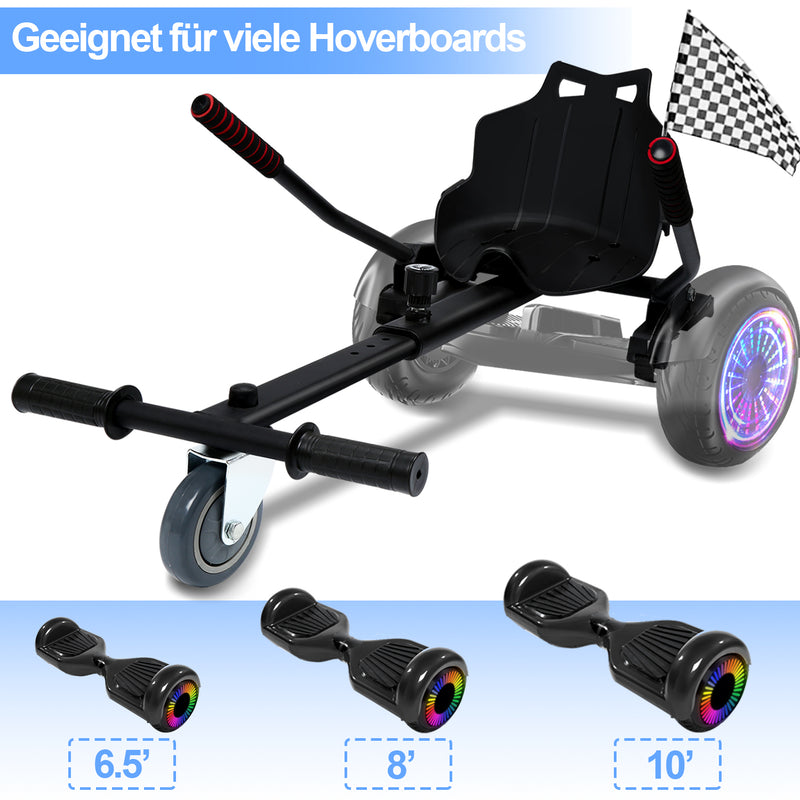 Sonnewelt Hoverboard Sitz Kart Erweiterung für 2 Wheel Balancing