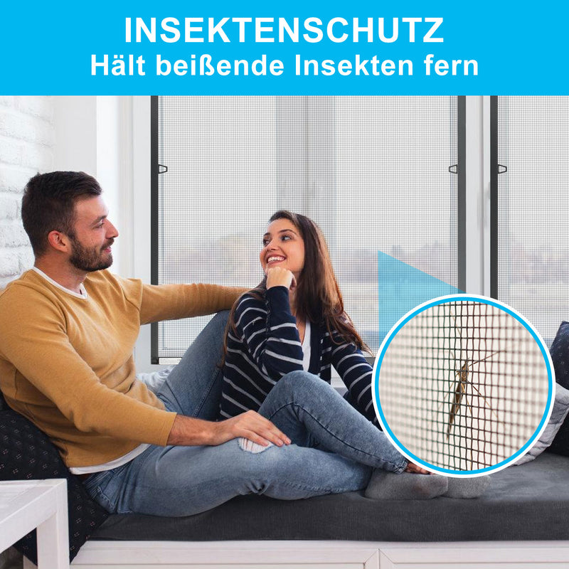 Sonnewelt Fliegengitter Fenster Insektenschutz Anthrazit