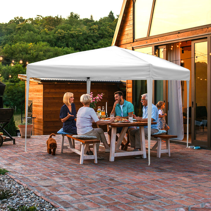 Sonnewelt Pop-Up Pavillon Gazebo mit Zentralverriegelung 3x3m