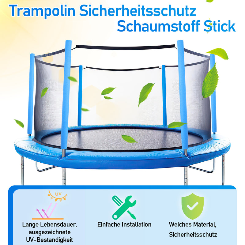Sonnewelt Trampolin Schaumstoff Rohre Stangenschutz 92cm 16x