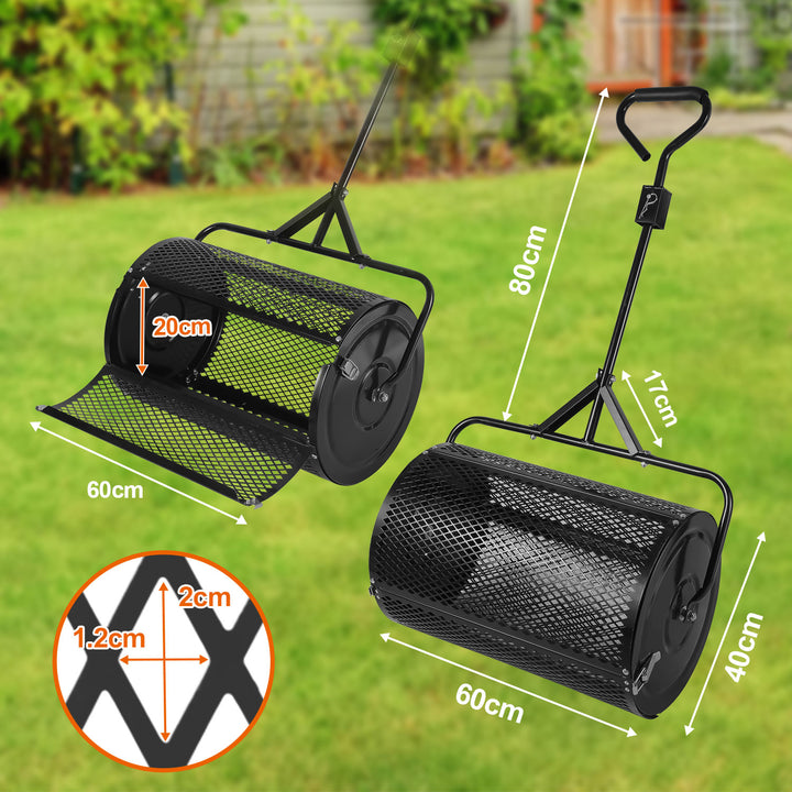 Sonnewelt Kompoststreuer Saatgutstreuer 75L