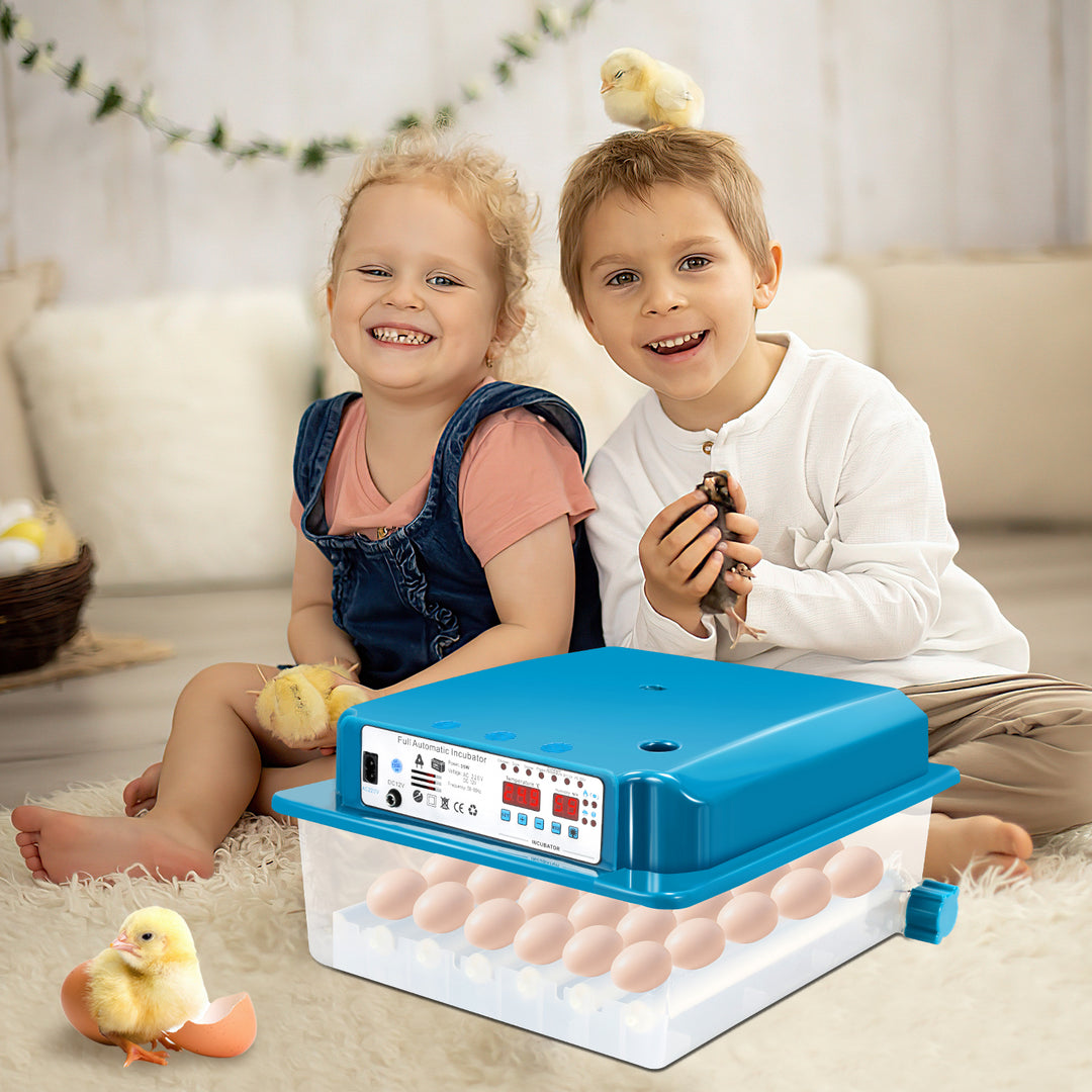 Sonnewelt Brutautomat Vollautomatisch Inkubator für Hühner 36 Eier