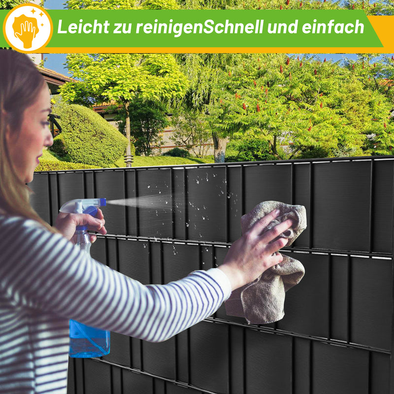 Sonnewelt Sichtschutzstreifen Hartes PVC 10-40 Stück