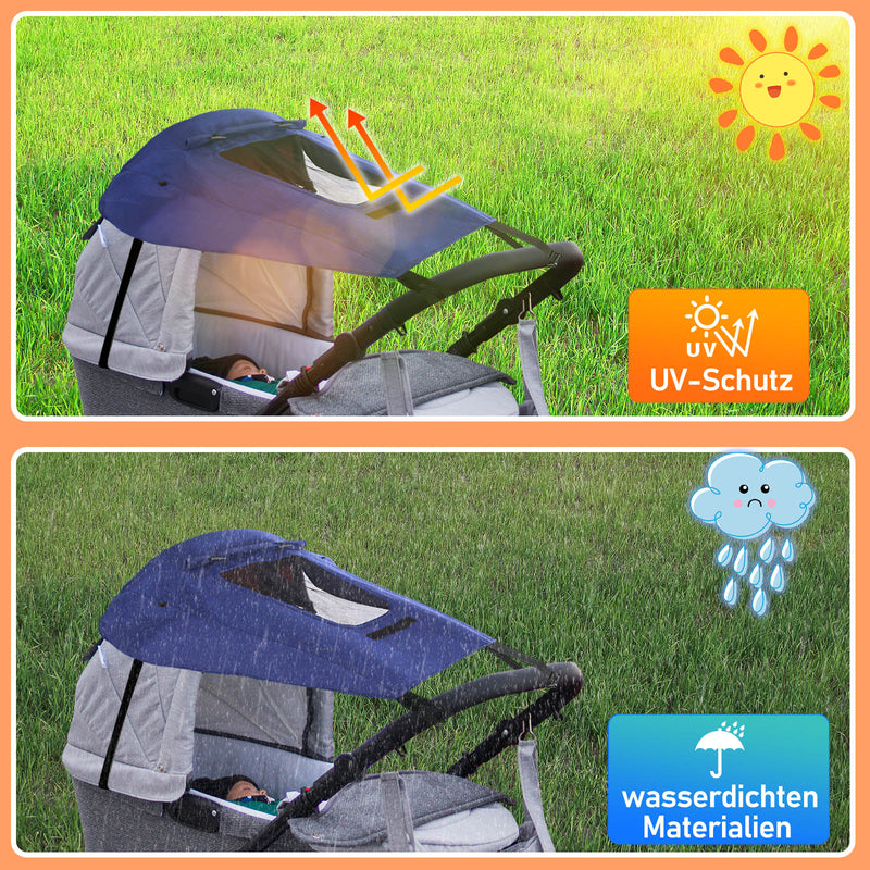 Sonnewelt Kinderwagen Sonnensegel Universal