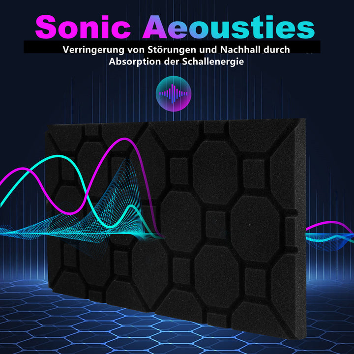 Sonnewelt Acoustic Foam Self-Adhesive Square