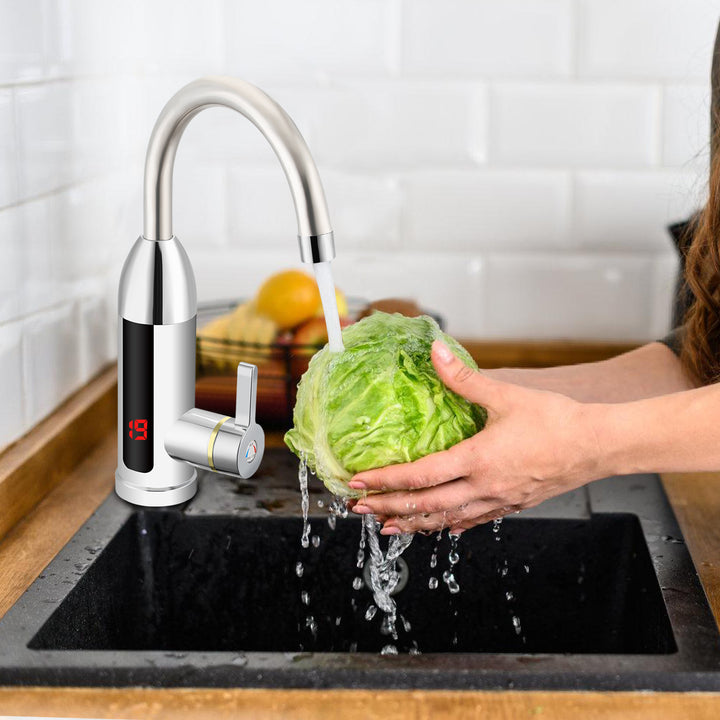 Sonnewelt 3KW Elektrischer Wasserhahn LED Temperaturanzeige