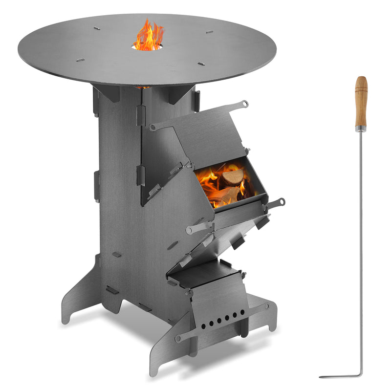 Sonnewelt rocket stove Fire cast iron stove grill plate