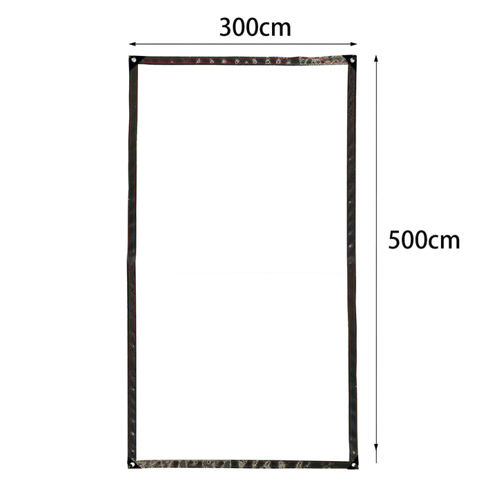 Sonnewelt Transparent Tarpaulin Waterproof with eyelets