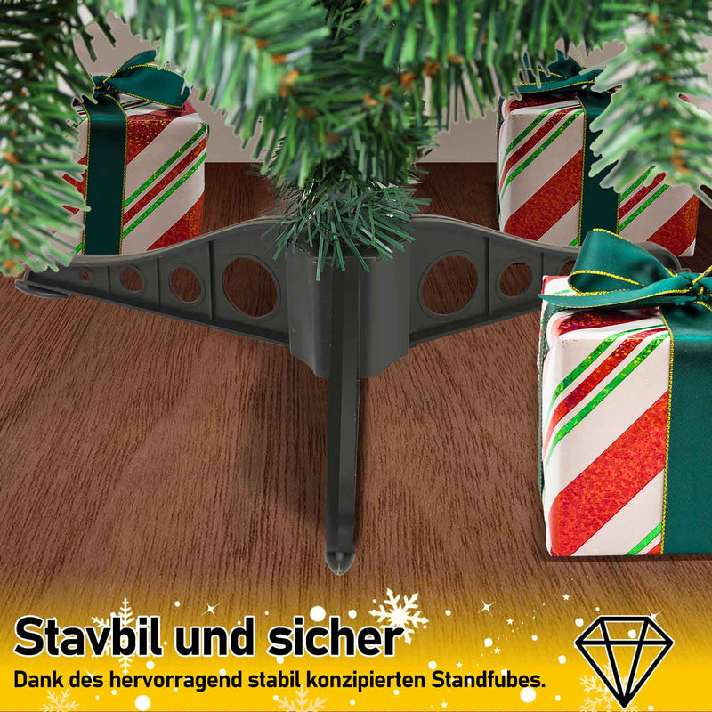 Sonnewelt Christbaum Künstlicher Weihnachtsbaum Grün/Weiß