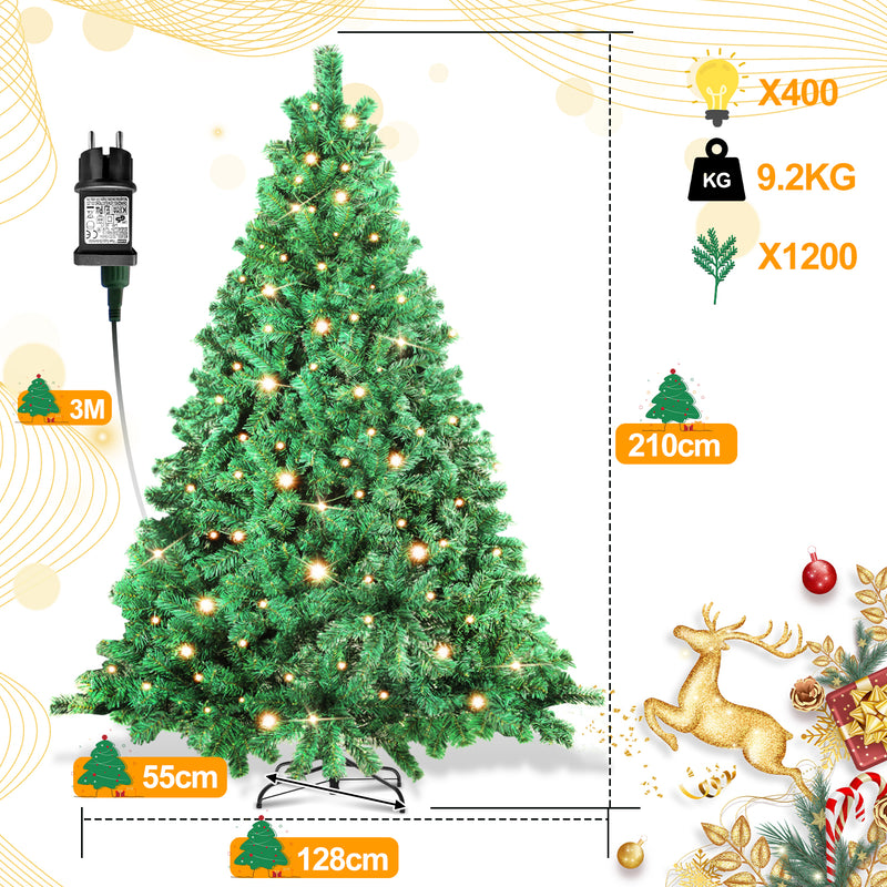 Sonnewelt Weihnachtsbaum künstlich mit Beleuchtung
