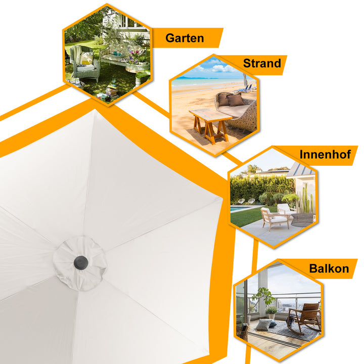 Sonnewelt Parasol Garden Umbrella 3.5m Outdoor