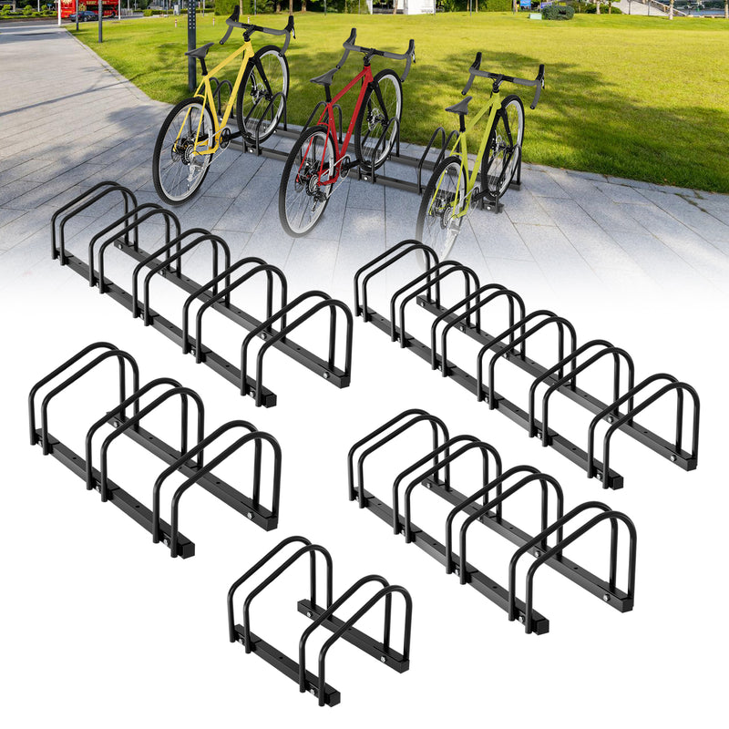 Sonnewelt Fahrradständer für 2/3/4/5/6 Fahrräder Schwarz