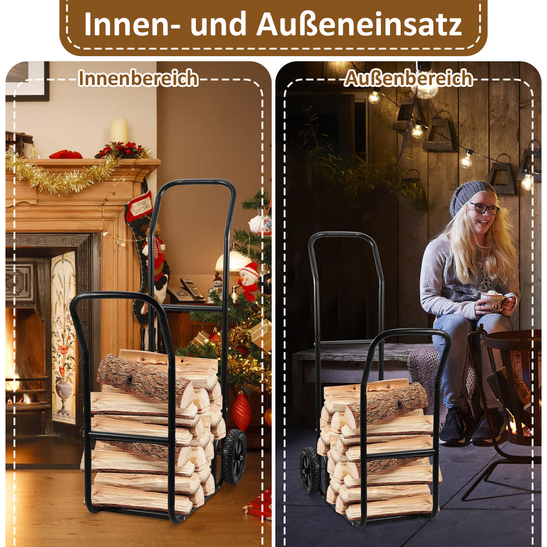 Sonnewelt Kaminholzwagen Holzwagen Brennholzwagen