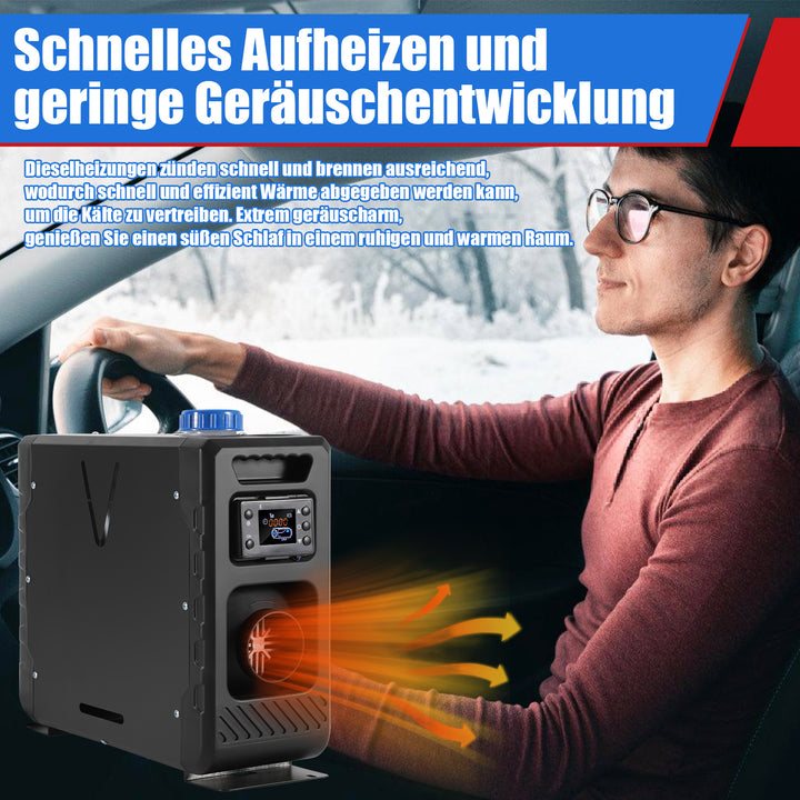 Sonnewelt 8KW 12V Diesel Standheizung LCD Bluetooth APP