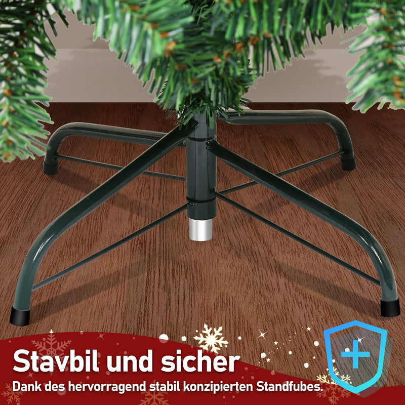 Sonnewelt Christbaum Künstlicher Weihnachtsbaum Grün/Weiß