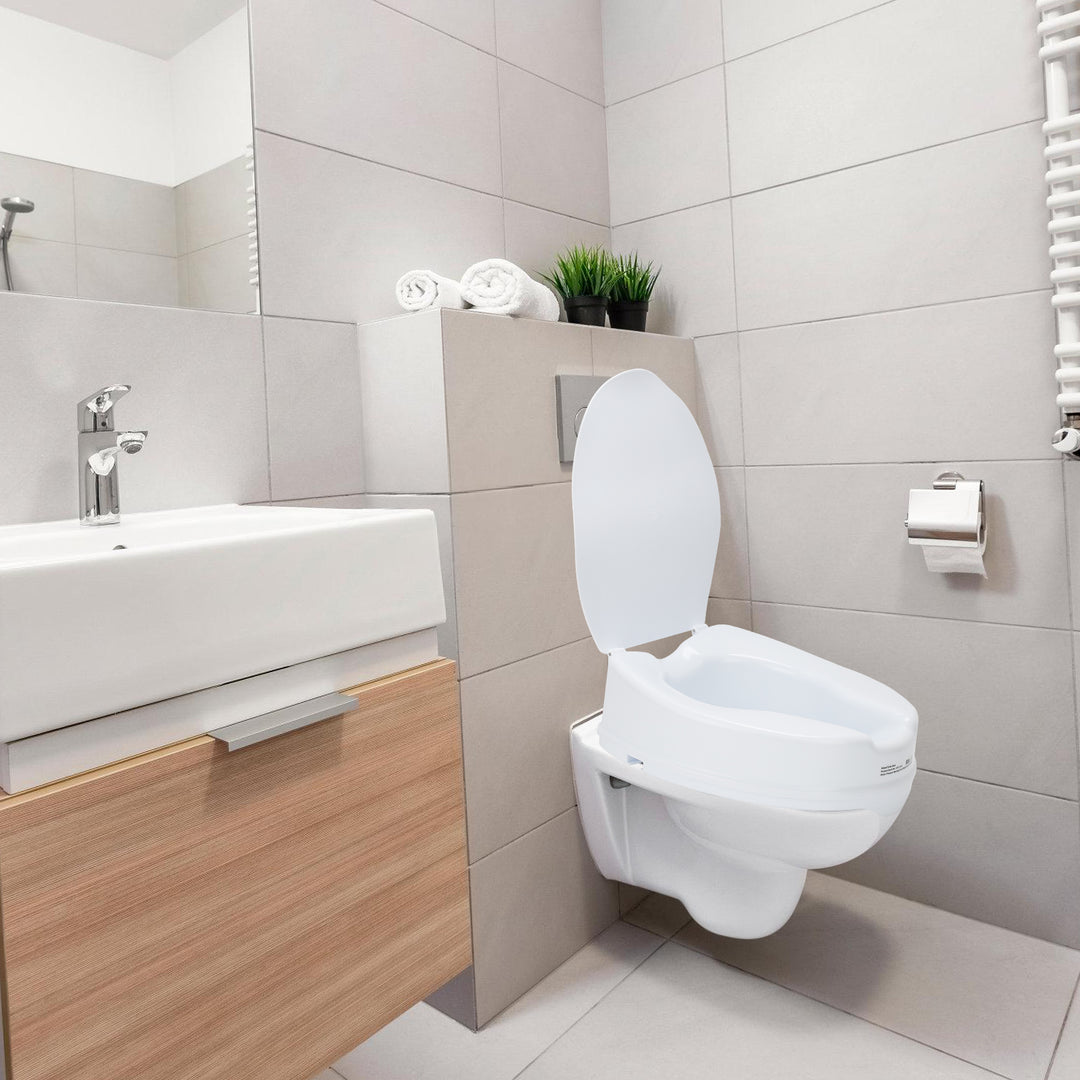 Sonnewelt raised toilet seat 10 cm with lid