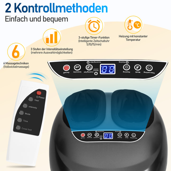 Sonnewelt foot massager with heating function kneading massage