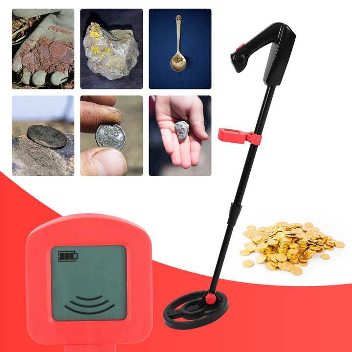 Sonnewelt Metalldetektor mit LCD-Anzeige All-Metall Funktion