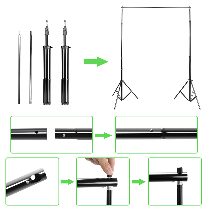 Sonnewelt 3x2M Background System With Background Photo Studio