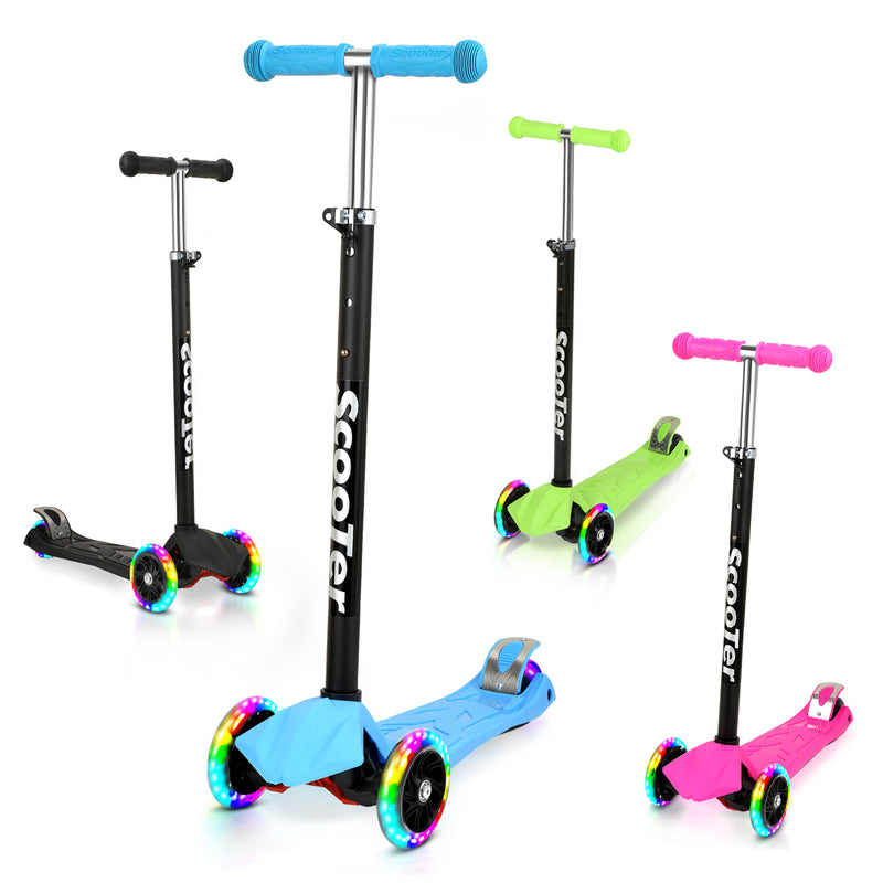 Sonnewelt Kinderroller Kinderscooter mit LED Räder