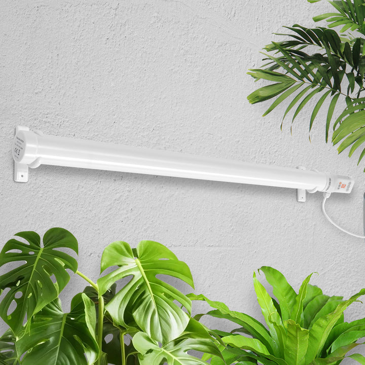 Sonnewelt Gewächshausheizung Elektrische Heizung mit Timer und Thermostat