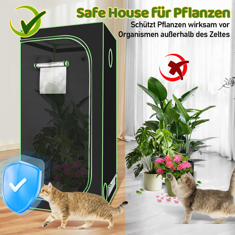 Sonnewelt Growbox Gewächshaus Pflanzenzelt