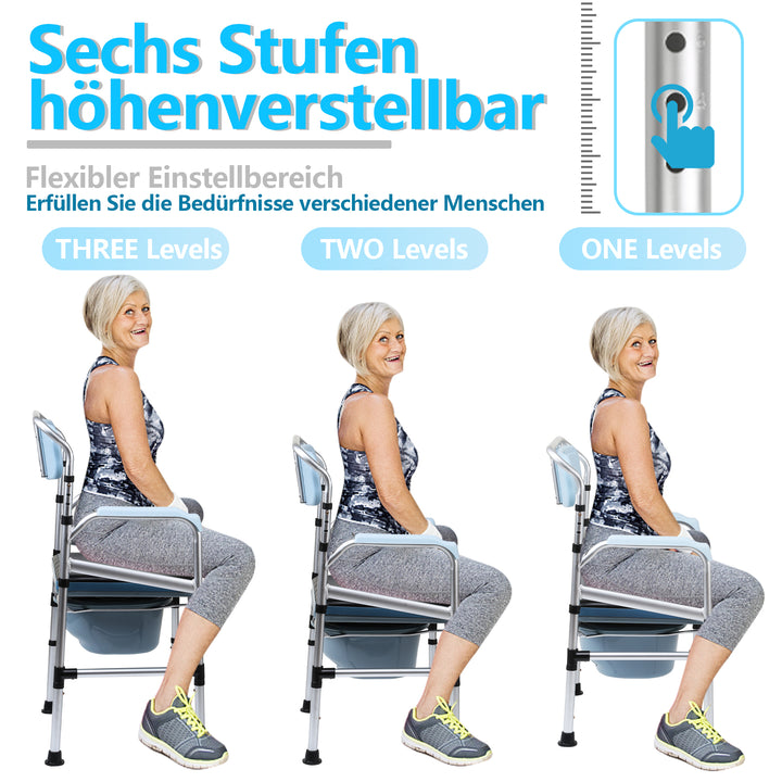 Sonnewelt Toilet Chair Height Adjustable incl. Toilet Chair