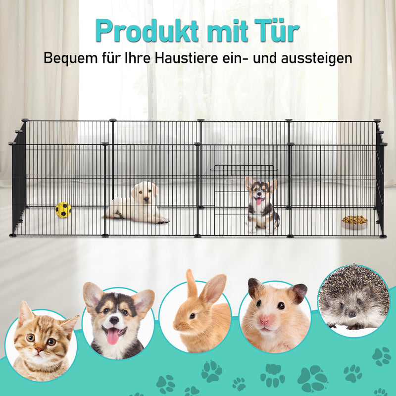 Sonnewelt outdoor enclosure playpen small animals DIY 12/24 pieces 35 x 35 cm