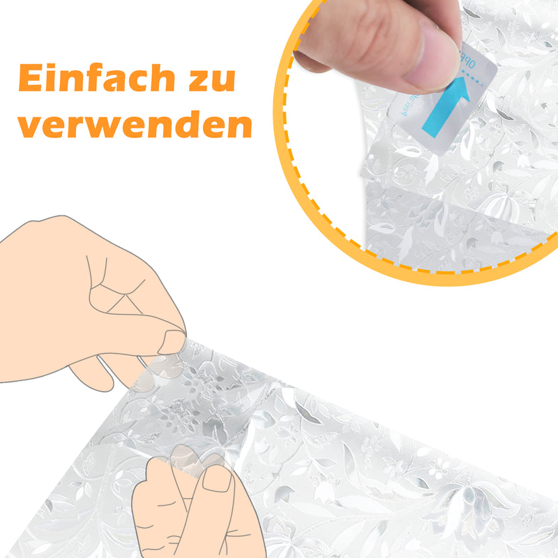 Sonnewelt Sichtschutzfolie Selbstklebend Statische Fensterfolie
