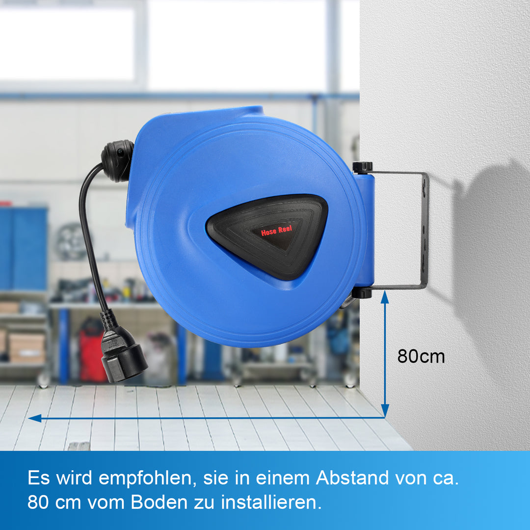Sonnewelt Automatic Cable Reel 20m One Plug/With Three Plugs