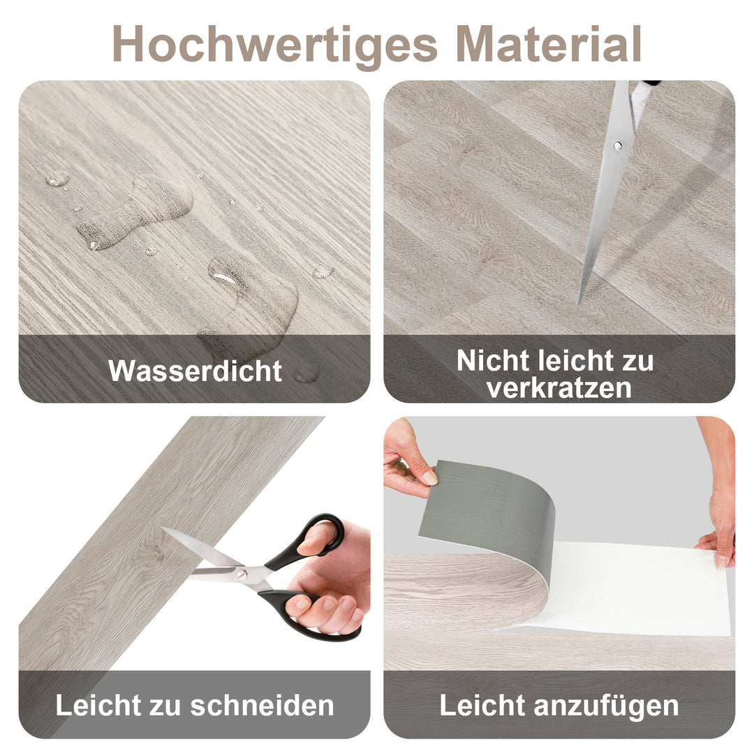 Sonnewelt PVC Bodenbelag Selbstklebend Vinylbod 1.5mm Dicke