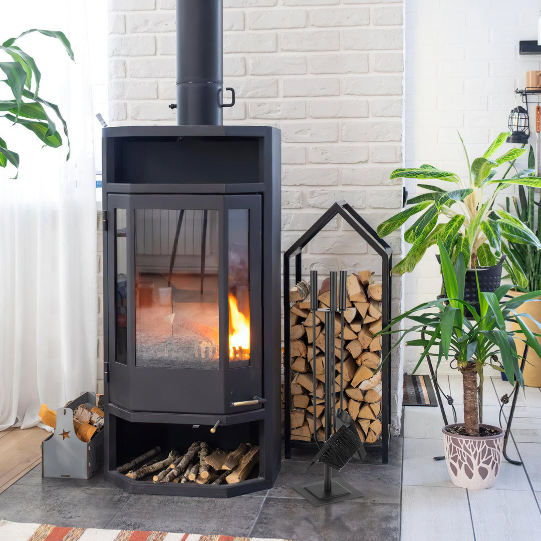 Sonnewelt Kaminbesteck 3 teilig Edelstahl Kaminbesteck Set