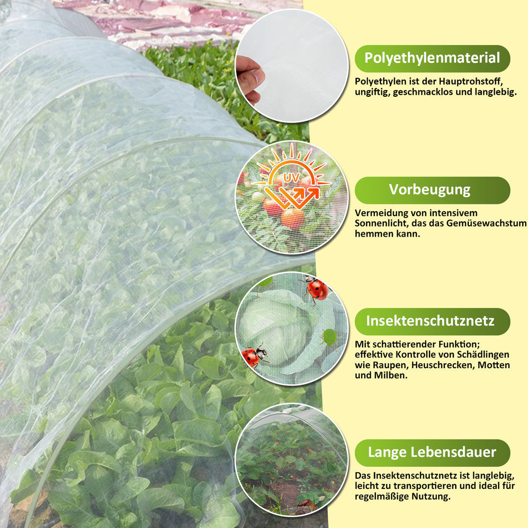 Sonnewelt insect protection net plant protection net 3x10m