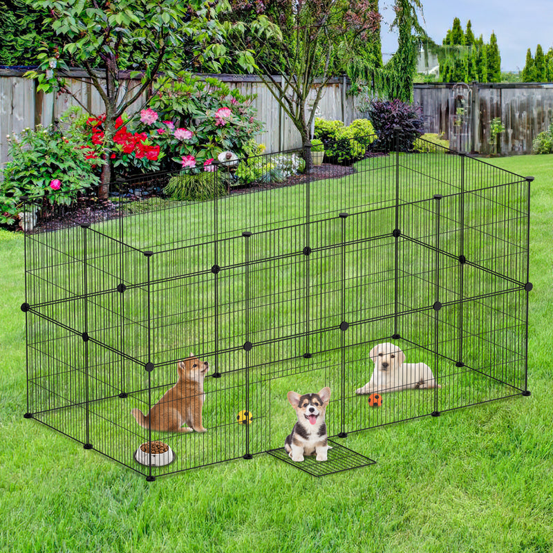 Sonnewelt outdoor enclosure playpen small animals DIY 12/24 pieces 35 x 35 cm